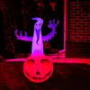 Amazon Tears Calabaza de Terror Luz LED de Color Nueva Decoración Inflable de Calabaza Fantasma para Halloween