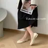 Etiqueta Transfronteiriça Nova Moda Bico Fino Sapatos Femininos de Cor Sólida PVC Solado Macio Sandálias de Verão para Usar por Cima Confortáveis e Versáteis