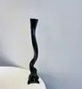 Jarrón Angosto de Vidrio Colorido Estilo Vintage Ins, Pieza Decorativa Hecha a Mano para Exportación