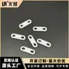 Vendas Diretas da Fábrica Fivela Fixa para Cabo Espaçamento dos Furos 10-11mm Mini Placa de Crimpar de Uma Palavra Cartão de Fio de Plástico