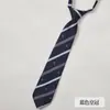 Corbata JK Estilo Universitario Estudiante Corbata DK Corbata Rayada para Hombre Sin Corbata Negra Estilo Japonés Corbata Roja Corbata para Mujer