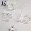 Orden Jinze: Caja Cuadrada de Compartimento Único Totalmente Transparente para Sombras de Ojos, Caja para Rubor, Material de Empaque de Caja Plástica Vacía