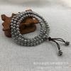 Plata Pura 999 Mantra de Seis Palabras 108 Cuentas Collar Vintage Pulsera Pulsera de Plata Plata Tai Plata Estilo Pareja para Hombres y Mujeres