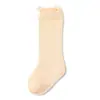 Calcetines para Bebé 2026 Estilo Delgado para Primavera y Otoño Calcetines Largos de Malla para Recién Nacidos, de Longitud Media, No Aprietan, con Bordes Fruncidos