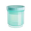 Pote Selado Retrátil Popular Transparente para Armazenamento de Lanches e Grãos Doméstico Pote Selado Criativo Tipo Empurrar