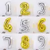 Globos Digitales de 32 pulgadas Empacados Individualmente, Decoraciones de Cumpleaños Versión Americana, Globos Decorativos Flotantes de Papel de Aluminio con Helio
