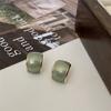 Pendientes de Diseño Nicho Coreano Otoño e Invierno para Mujer 2024 Nuevos de Moda Lujo Accesible con Arena Movediza Pendientes