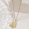 Collar de acero inoxidable de alta gama con diseño de nicho de explosiones transfronterizas, accesorios de otoño e invierno, el collar de acero de titanio aman no se desvanece