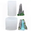 Vela Aromática de Rocha de Água da Nascente Molde de Silicone DIY Forma de Rocha em Miniatura Molde de Silicone para Fazer Ornamento Decorativo