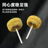 Estropajo Engrosado de una y Doble Capa con Mango, Mini Cepillo de Fibra de Nylon, Cabezal de Rectificado de Rueda Rectificadora y Pulidora Eléctrica