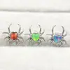 Aleación de Titanio ASTMF-136 Amor Aurora Ópalo Araña G23 Titanio OPAL Labio Uña Perforación Corporal Joyería para Perforación