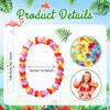 Coronas de Fiesta Hawaiana Transfronterizas en Combinaciones Multicolor, Coronas Festivas, Coronas de Tela para Fiestas de Cumpleaños