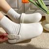 Pantuflas de Algodón Birkenstock para Mujer, Nuevo Modelo Otoño e Invierno 2026, Suela Gruesa, Impermeables, Cálidas, Forro de Felpa, Antideslizantes, Zapatos de Casa para Interior, Maternidad