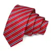 Bestseller transfronterizo, corbata estrecha para hombre de 6 cm, corbata de rayas casual, corbata para hombre hecha a medida, al por mayor en stock, muestra disponible en 7 días