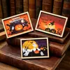 Casa de Muñecas Casa de Muñecas Sala de Estar Escena Accesorios Navidad Halloween Pintura al Óleo Mural DIY Madera Muebles Miniatura