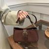 Bolso frosted de moda retro para mujer, nuevo estilo Primavera y Verano 2026, bolso cuadrado pequeño casual simple, bolso cruzado, venta al por mayor
