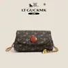 Bolsa cruzada monedero con textura impresa de lujo con cierre redondo, bolso de cadena mini para mujer, bolsa tipo sobre de exportación, bolsa pequeña al por mayor