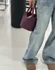 Bolso Cubo 2025 Primavera y Verano Nuevo Estilo Bolso de Mano de Cuero Genuino Bolso de Cuero Genuino de Gama Alta para Mujer Bolso Tipo Cesta de Verduras de Gran Capacidad