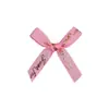 Lazo Hecho a Mano Cinta Estampada en Caliente Decoración de Caja de Regalo DIY Empaque de Dulces Joyería Lazo