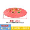 Mantel Desechable Pe Plástico Engrosado Transparente Elástico con Cordón Cubrepolvo para Mesa Redonda Grande Mantel a Prueba de Aceite Sin Lavado