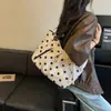 Bolso de Lunares Súper Popular para Mujer 2026 Nuevo Bolso Tote de Gran Capacidad Bolso de Hombro Único para Viajes Cotidianos Bolso Casual Elegante para Mujer
