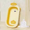 Bañera Plegable para Bebé Bañera para Sentarse y Acostarse Infantil para Niños Uso en Casa Uso para Recién Nacidos Niños