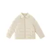 Casaco Acolchoado Infantil Princesa Yuanyuan 2026 Nova Roupa de Inverno Infantil Gola Reversível Jaqueta Quente de Algodão Roupa Infantil Uniforme Escolar Camada Interna