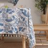 Nuevo mantel de algodón y lino de gran venta transfronteriza, resistente al viento y al aceite, estilo nórdico, rectangular, para mesa de centro, toalla.