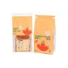 Bolsa para Tostadas de Zanahoria Empaque para Hornear Bolsa de Empaque Dobladillo de Alambre Autoadhesiva con Ventana Bolsa para Pan Rebanado Mayoreo