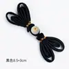 Nuevos Botones de Cheongsam Estilo Chino de Su, Tela Tejida a Mano, Cuentas de Jade Doble Corazón Loto, Botones Decorativos de Disco con Cola Larga, Venta al por Mayor desde el Fabricante