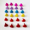 Nuevo Producto Transfronterizo de Amazon: Grapas Ecológicas de Colores en Forma de Corazón de Dos Puntas, Grapas de Doble Punta, Grapas de Dos Esquinas, Materiales para Encuadernación de Juguetes de Papel