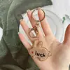 Nuevo Llavero de Conejo Incrustado de Diamantes Colgante DIY para Bolso Regalo Pequeño Llavero Versátil para Coche Accesorios Coloridos