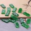 Jade Malayo Sencillo Accesorios Xi Colgante Pequeño Colgante Verde Seco Feliz DIY Aretes Colgante Pulsera Collar Accesorios