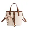Moda de Nicho Otoño e Invierno 2025 Bolso de Mano para Mujer Bolso Cubo Estilo Coreano Simple Casual Bolso de Hombro Bolso de Mano