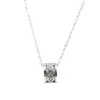 Collar Colgante de Corazón Tridimensional de Diseño Único para Mujer, Cadena para Clavícula de Moda de Lujo Ligero, Exquisita Cadena para el Cuello Versátil de Acero de Titanio