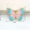 Fabricante de Acessórios para Joias DIY Borboleta, Acessórios Pingente Borboleta Cartoon de Liga Metálica em Estoque, Acessórios para Joias DIY de Fábrica
