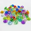 20mm Acrílico Gem Cor Misturada Cristal Bead Agarrando Máquina Arqueológica Escavação Caixa Cega Escavação Tesouro Plástico Diamante Pontiagudo