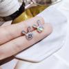Pendientes Pequeños de Conejo con Tachuelas de Diamante para Mujer, Nuevos Pendientes de Moda de Alta Gama 2026, Pendientes Elegantes, Accesorios para Orejas, Venta al por Mayor