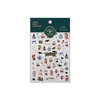 Tiesu Populares Pegatinas Oscuras de Uñas para Halloween Nuevo Papel en Relieve Calabaza Telaraña Calavera Ts-4179 Fiesta de Fantasmas