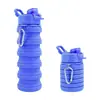 Venta Caliente Transfronteriza Creativo Silicona Plegable Taza de Agua Resistente a Altas Temperaturas Botella de Agua Deportiva 500ml Portátil Regalo Taza de Agua