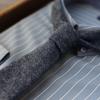 Corbata Estrecha Casual de Lana Mezclada Hecha a Mano en Italia para Hombre Estilo Caballero Británico Cuadros Vintage Salida de Fábrica