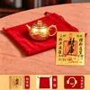 Doce Animales del Zodiaco Llavero con Mango Aleación Rotatorio Pieza de Mango de Tetera Pequeña Colgante Wenwan Venta al por Mayor