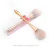 Brocha de maquillaje suelta de cintura pequeña y caliente, juego de brochas de maquillaje con mango de oro rosa, brocha de miel de cabeza grande, herramientas de belleza