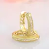 Pendientes Cao Shi Estilo Europeo y Coreano Francés Estilo Hong Kong para Mujer con Circonita Microincrustada Estilo Dama Chic Estilo de Negocios Sentido de la Moda