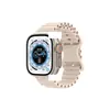 Para Apple Watch 8 Ultra Watch Pulseira de Silicone Marinho Fivela Apple Fivela Borboleta Pulseira