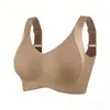Sujetador push-up sin costuras estilo europeo y americano, talla grande, reductor, soporte lateral, fino, deportivo, espalda bonita, nuevo estilo de verano para mujer