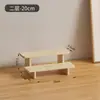 Estante de Exhibición de Escalones de Madera Maciza Soporte Creativo para Exhibición de Adornos Figura Caja Ciega Estante de Exhibición de Suculentas Estante de Almacenamiento de Puesto