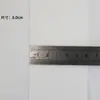 Banda Elástica Engrosada al por Mayor, Banda Elástica Ancha Suave para Cintura, Tela Cepillada de Nylon Doble Cara Negra y Blanca de 1-8 cm, en Stock
