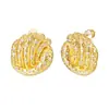 Brincos de concha de zircônio colorido microincrustada com padrão irregular martelado em latão 18k brincos geométricos joias da moda para meninas presente