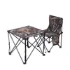 Mesa Plegable de Ocio para Exteriores, Mesa Cuadrada Plegable, Mesa y Sillas de Camping, Mesa Portátil de Picnic Camuflajeada, Mesa Cuadrada al por Mayor